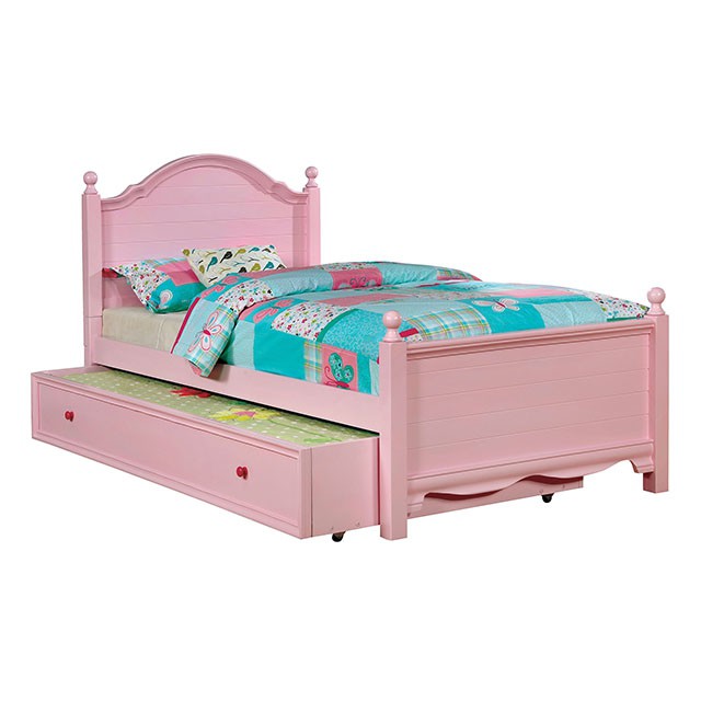 Diane Twin Bed Pink & Grey - Furniture 4 Less Outlet (Salinas,CA)