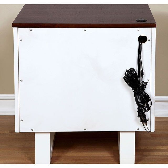 Meredith Night Stand w/ USB Outlet - Furniture 4 Less Outlet (Salinas,CA)