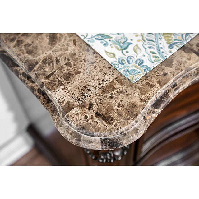 Menodora Brown Cherry Cal.King, E.King, Queen Bed - Furniture 4 Less Outlet (Salinas,CA)