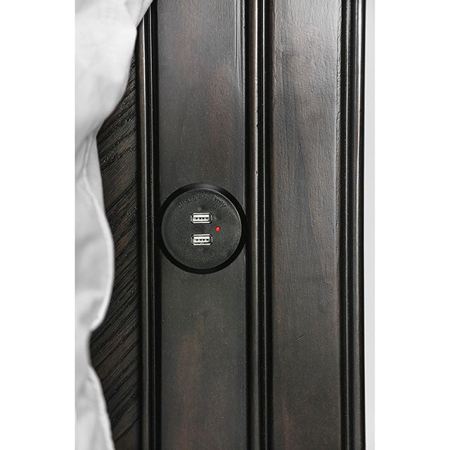 Argyros Espresso E.King Bed - Furniture 4 Less Outlet (Salinas,CA)