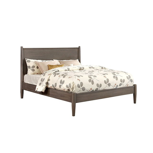Lennart Bed Oak, Black, Gray, & White - Furniture 4 Less Outlet (Salinas,CA)