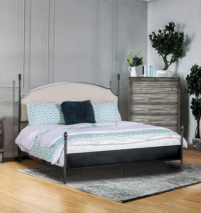 Sinead E.King Bed Black - Furniture 4 Less Outlet (Salinas,CA)