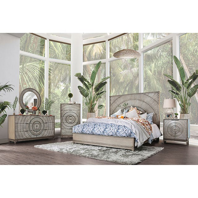 Kamalah Cal.King & Cal.King Bed - Furniture 4 Less Outlet (Salinas,CA)
