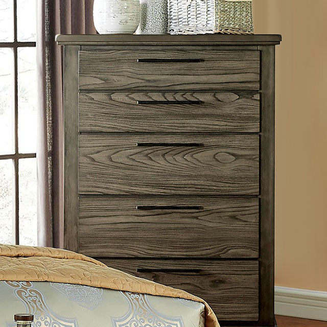 Berenice Chest Gray, White, & Espresso - Furniture 4 Less Outlet (Salinas,CA)