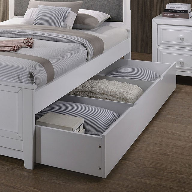 Kirsten Trundle White - Furniture 4 Less Outlet (Salinas,CA)