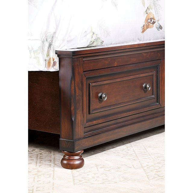 Wells Queen Bed Chrome - Furniture 4 Less Outlet (Salinas,CA)