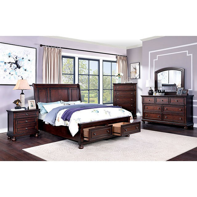 Wells Queen Bed Chrome - Furniture 4 Less Outlet (Salinas,CA)