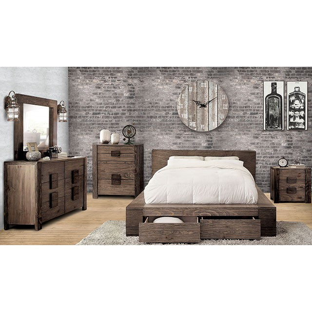 JANEIRO Cal.King & Queen Bed - Furniture 4 Less Outlet (Salinas,CA)