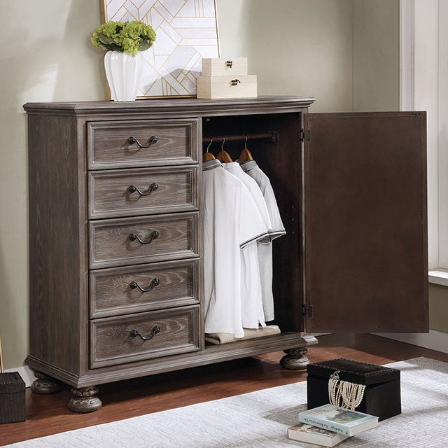 Lysandra Armoire Brown - Furniture 4 Less Outlet (Salinas,CA)