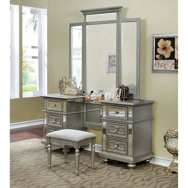 Salamanca Vanity W/ Stool - Furniture 4 Less Outlet (Salinas,CA)