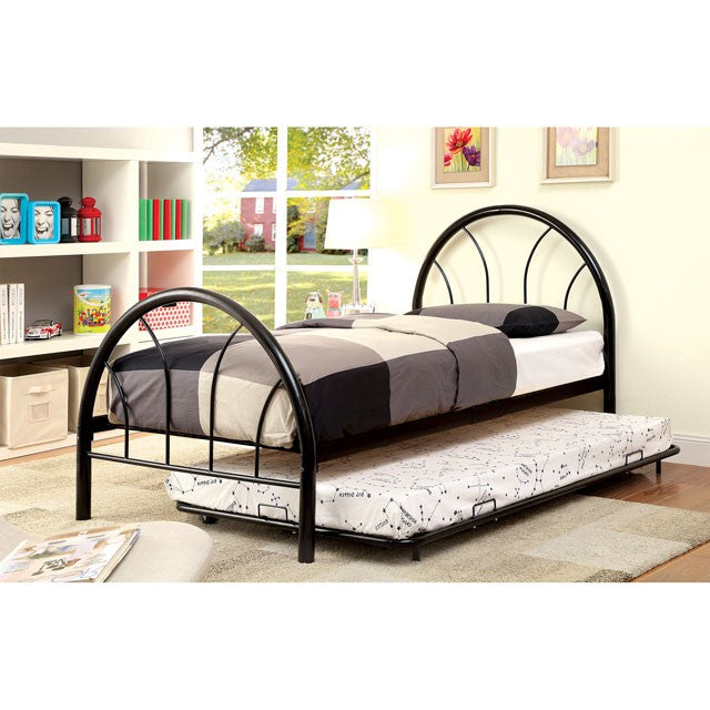 Rainbow Full Bed Black, White, Silver, Black, & Green - Furniture 4 Less Outlet (Salinas,CA)