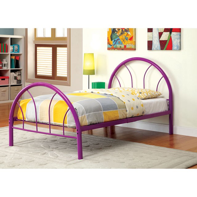 Rainbow Full Bed Black, White, Silver, Black, & Green - Furniture 4 Less Outlet (Salinas,CA)