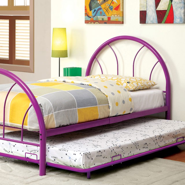 Rainbow Full Bed Black, White, Silver, Black, & Green - Furniture 4 Less Outlet (Salinas,CA)