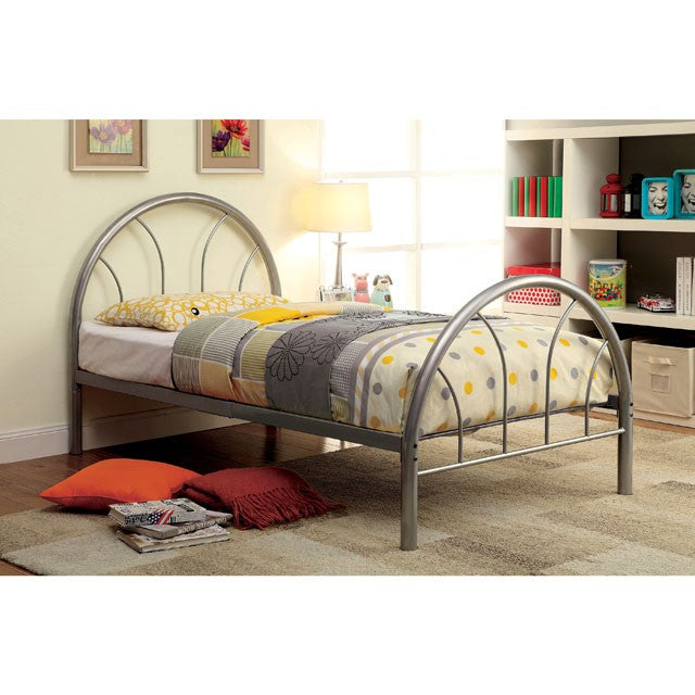 Rainbow Full Bed Black, White, Silver, Black, & Green - Furniture 4 Less Outlet (Salinas,CA)