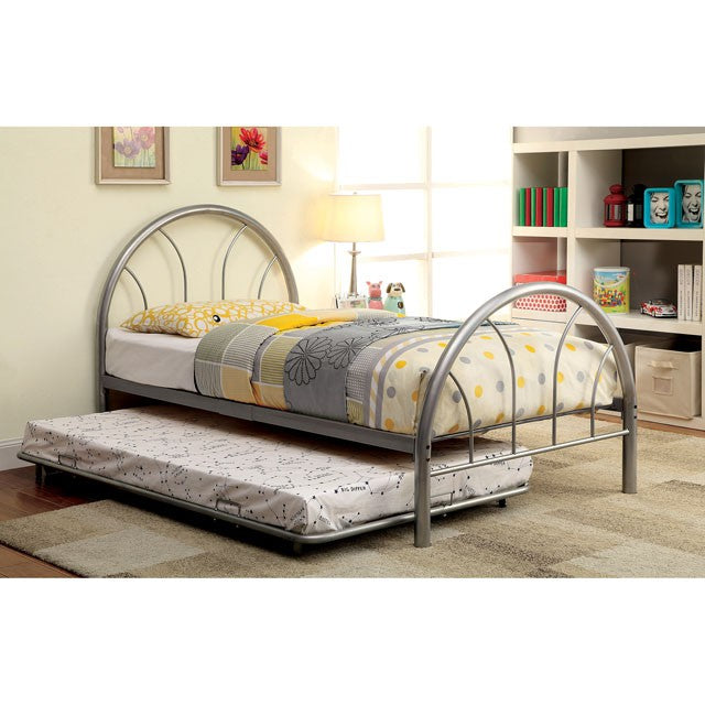 Rainbow Full Bed Black, White, Silver, Black, & Green - Furniture 4 Less Outlet (Salinas,CA)