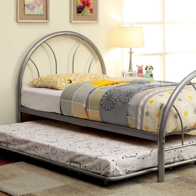 Rainbow Full Bed Black, White, Silver, Black, & Green - Furniture 4 Less Outlet (Salinas,CA)