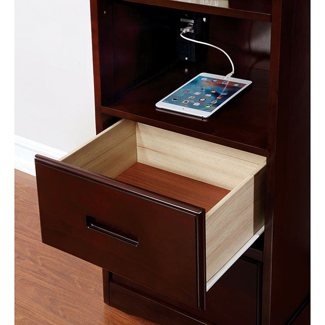 Pearland Twin Bed Cherry - Furniture 4 Less Outlet (Salinas,CA)