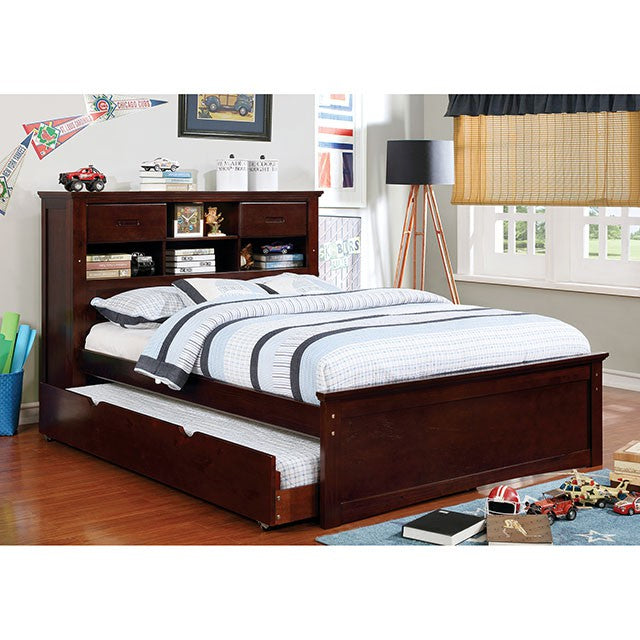 Pearland Twin Bed Cherry - Furniture 4 Less Outlet (Salinas,CA)