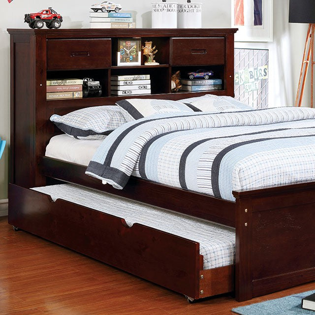Pearland Twin Bed Cherry - Furniture 4 Less Outlet (Salinas,CA)