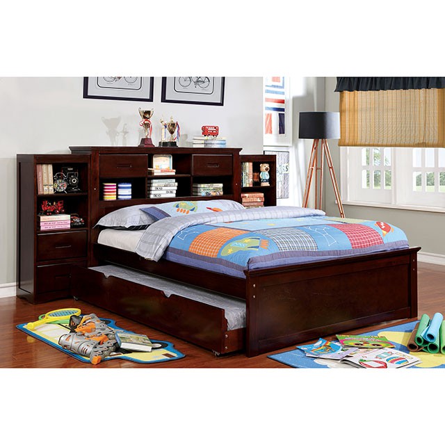 Pearland Twin Bed Cherry - Furniture 4 Less Outlet (Salinas,CA)
