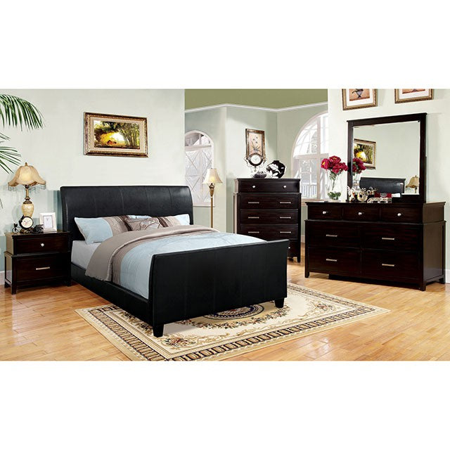 Maynard Bed Espresso & White - Furniture 4 Less Outlet (Salinas,CA)