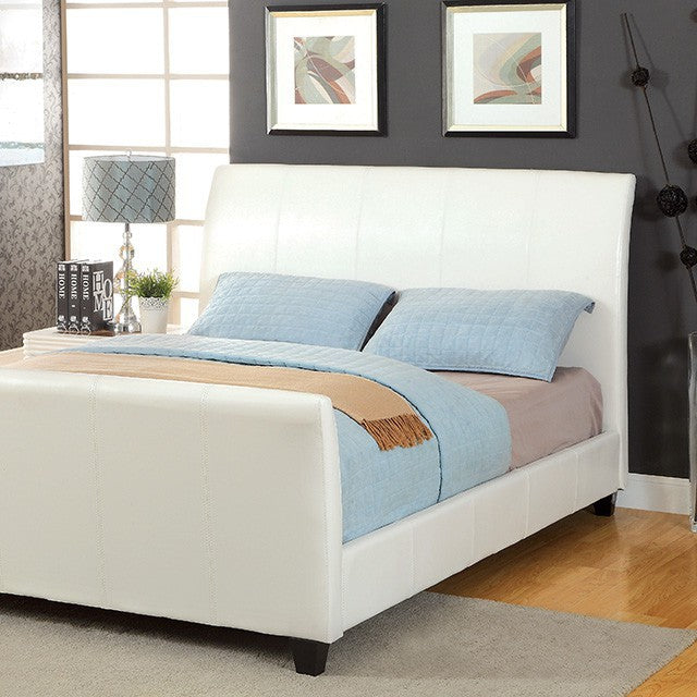 Maynard Bed Espresso & White - Furniture 4 Less Outlet (Salinas,CA)