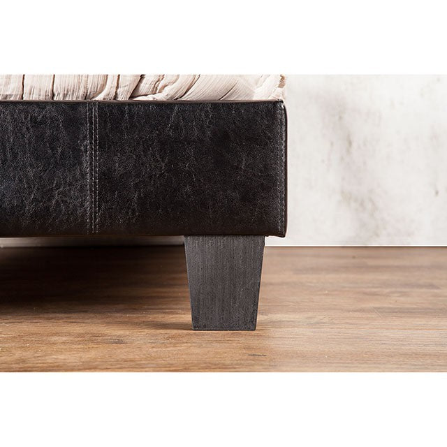 Velen Bed Black & White - Furniture 4 Less Outlet (Salinas,CA)