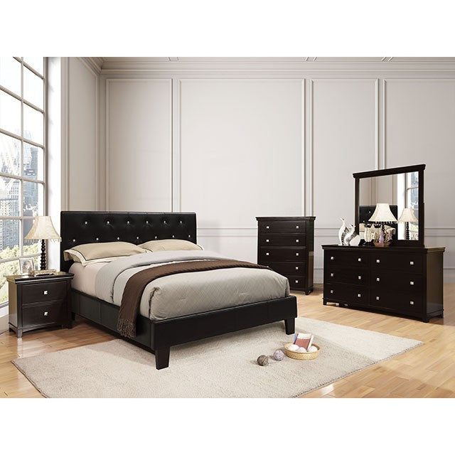 Velen Bed Black & White - Furniture 4 Less Outlet (Salinas,CA)