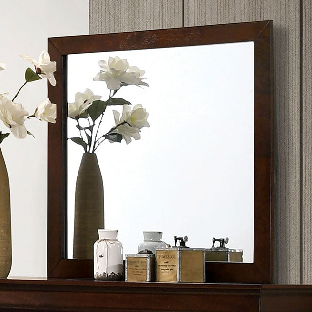 Louis Philippe Mirror Cherry - Furniture 4 Less Outlet (Salinas,CA)