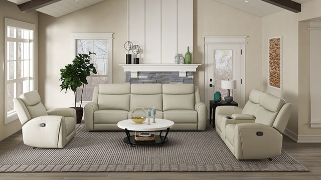 Jacobus Manual Recliner Loveseat w/ Console - Furniture 4 Less Outlet (Salinas,CA)