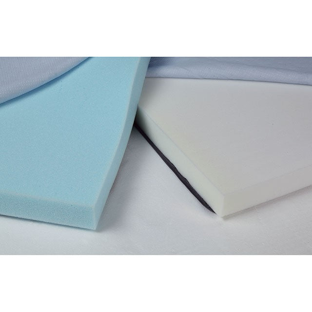 Ilene White Memory Foam Topper, Full - Furniture 4 Less Outlet (Salinas,CA)
