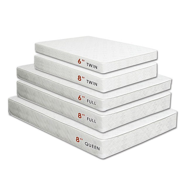 Daisy White 8" Bunkie Board Combo Mattress, Twin - Furniture 4 Less Outlet (Salinas,CA)