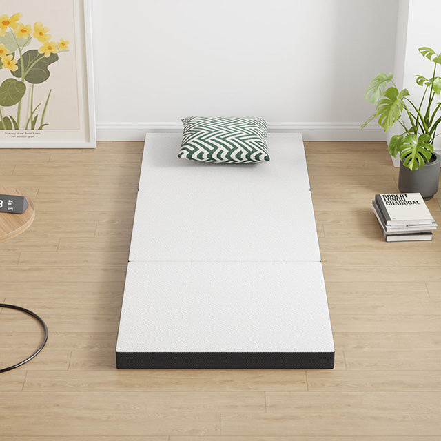 Hollyhock 4" Queen Tri-Fold Memory Foam Topper - Furniture 4 Less Outlet (Salinas,CA)
