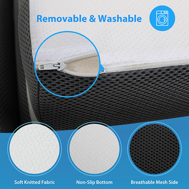 Hollyhock 4" Twin Tri-Fold Memory Foam Topper - Furniture 4 Less Outlet (Salinas,CA)