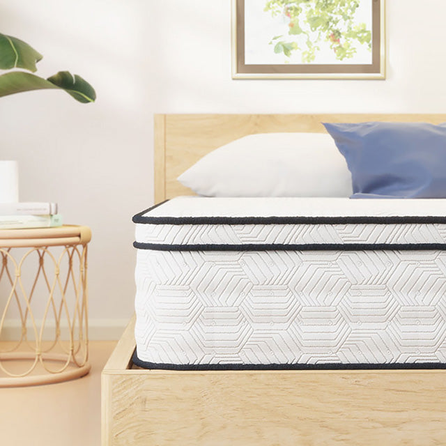 Salvia 12" Queen Hybrid Pocket Coil Mattress - Furniture 4 Less Outlet (Salinas,CA)