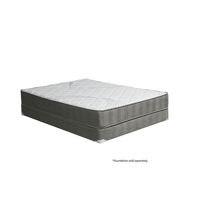 EDREA White/Gray 10" Tight Top Pocket Coil, E.King - Furniture 4 Less Outlet (Salinas,CA)