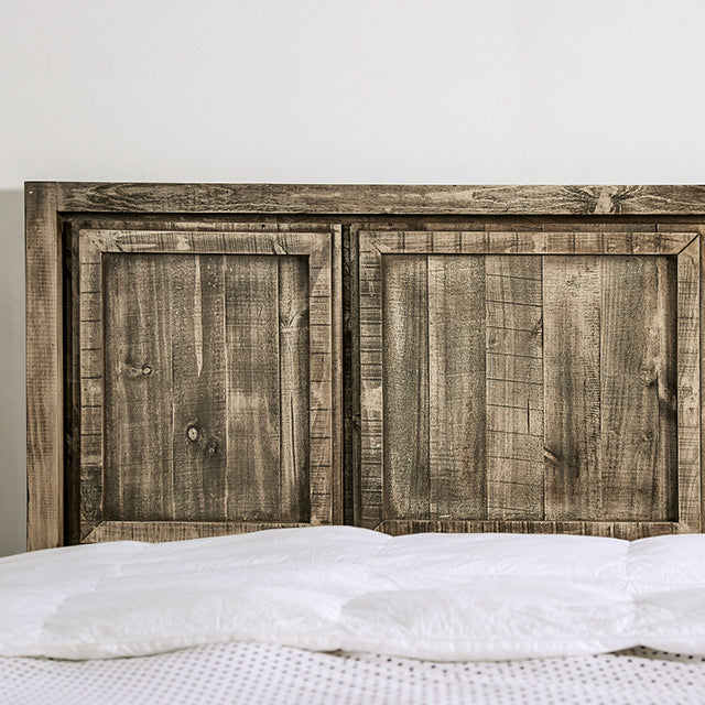 Oakridge Bed Brown & Grey - Furniture 4 Less Outlet (Salinas,CA)