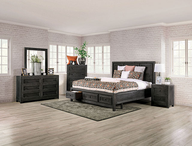 Oakridge Bed Brown & Grey - Furniture 4 Less Outlet (Salinas,CA)