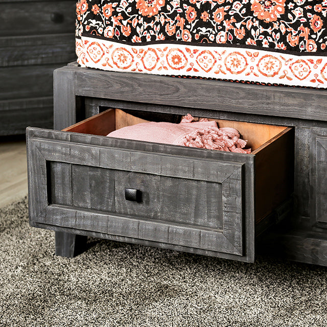 Oakridge Bed Brown & Grey - Furniture 4 Less Outlet (Salinas,CA)