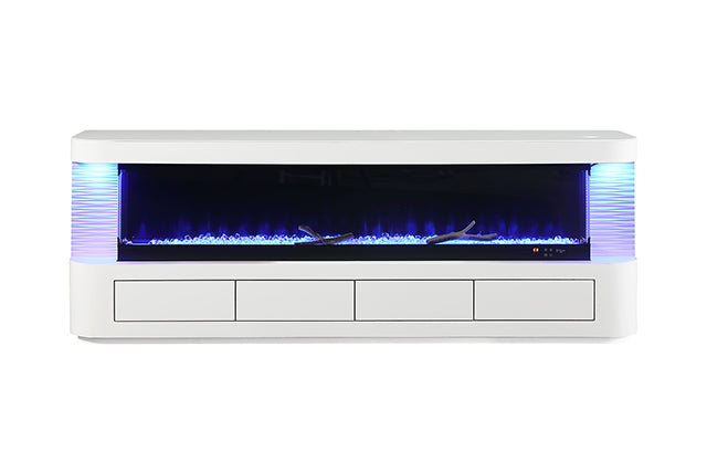Luken 71" TV Stand w/ Electric Fire Place - Furniture 4 Less Outlet (Salinas,CA)