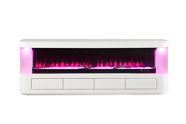 Luken 71" TV Stand w/ Electric Fire Place - Furniture 4 Less Outlet (Salinas,CA)