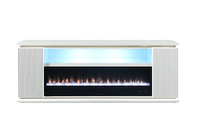 Medea 71" TV Stand w/ Electric Fire Place - Furniture 4 Less Outlet (Salinas,CA)