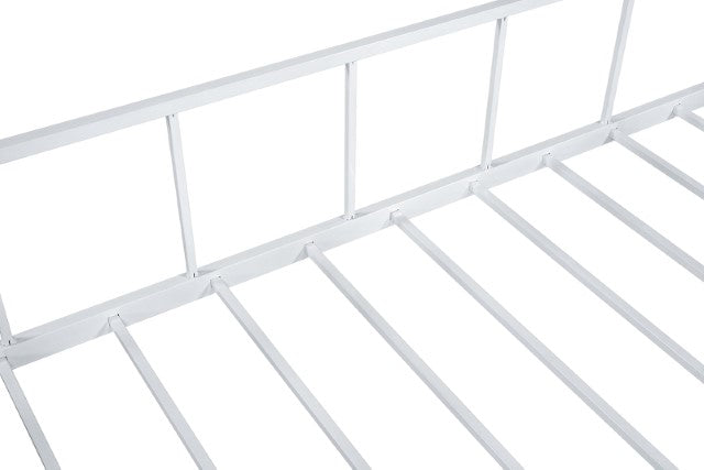 Rhonda Twin Loft Bed White, Silver, & Black - Furniture 4 Less Outlet (Salinas,CA)