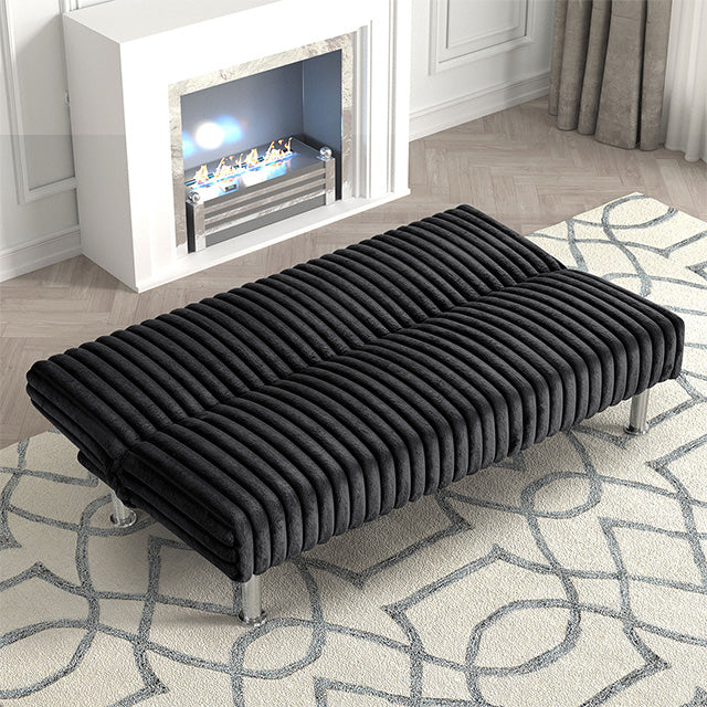 Hinwil Futon Sofa Bed Pink, Beige Grey, & Black - Furniture 4 Less Outlet (Salinas,CA)