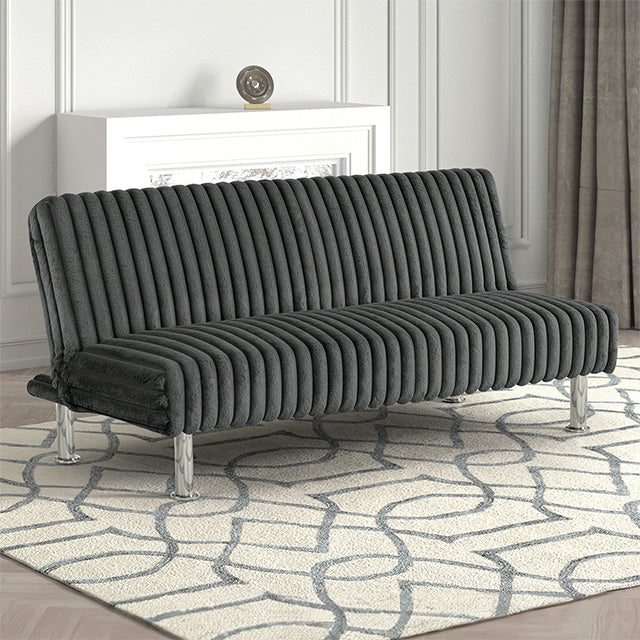 Hinwil Futon Sofa Bed Pink, Beige Grey, & Black - Furniture 4 Less Outlet (Salinas,CA)