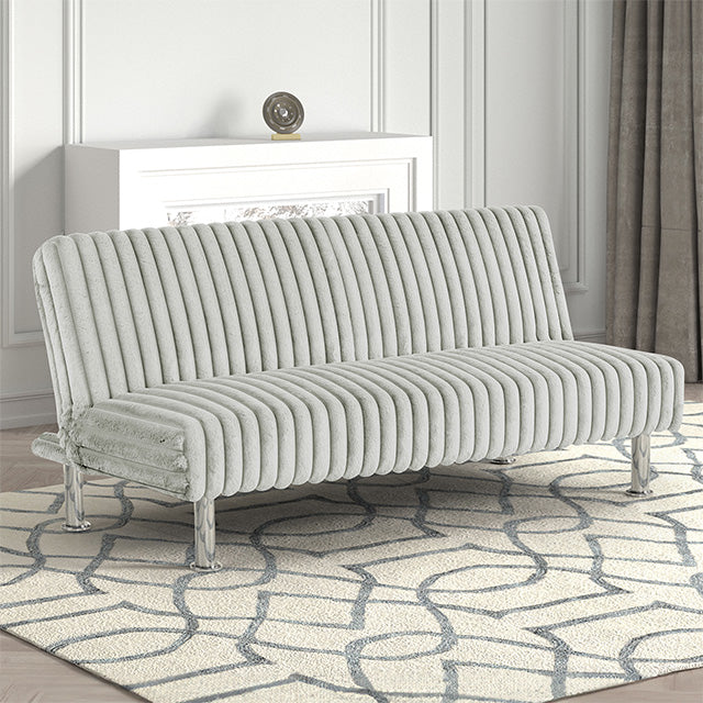 Hinwil Futon Sofa Bed Pink, Beige Grey, & Black - Furniture 4 Less Outlet (Salinas,CA)