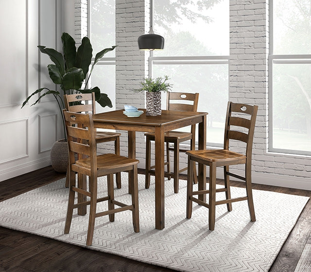 Lubbock 5 Pc. Counter Ht. Table Set - Furniture 4 Less Outlet (Salinas,CA)