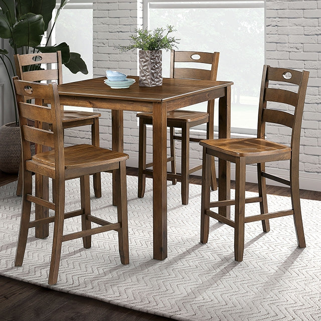 Lubbock 5 Pc. Counter Ht. Table Set - Furniture 4 Less Outlet (Salinas,CA)