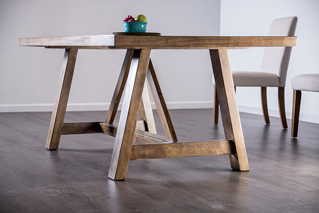 Losone Dining Table Set with Bench Rustic - Furniture 4 Less Outlet (Salinas,CA)