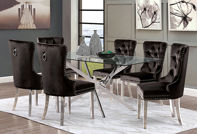 Silveria 7 Pc Dining Table Set - Furniture 4 Less Outlet (Salinas,CA)
